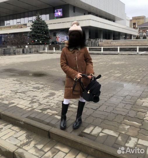 Сапоги ботфорты zara