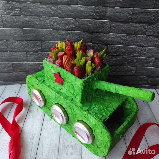 Съедобные букеты. Танк, самолёт