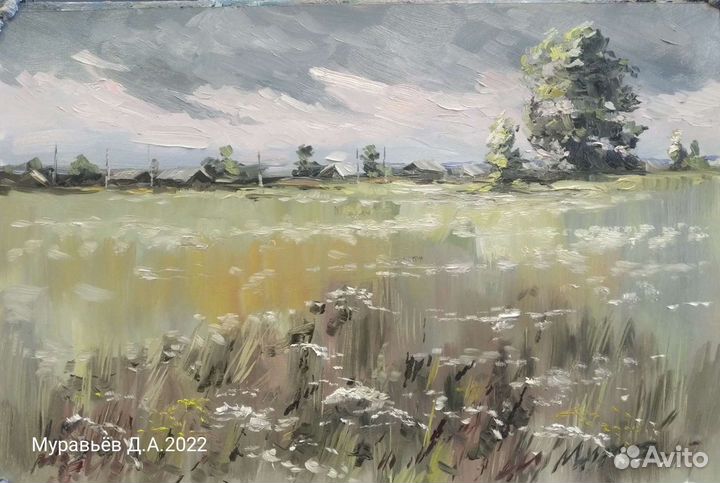 Масляные краски.Пейзажи