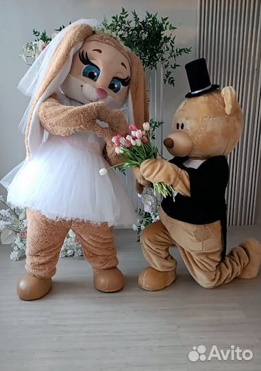 Ростовая кукла на праздник/ мишка/ зайка/ аниматор