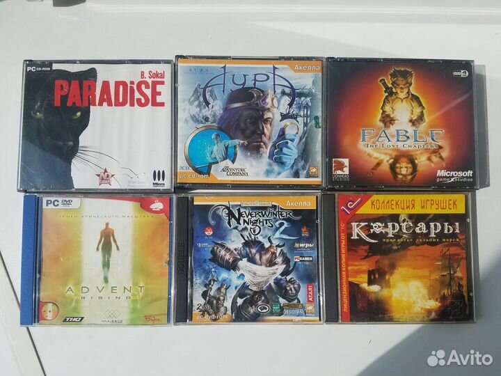 Диски с играми для пк б/у
