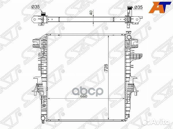 Радиатор Infiniti QX56 10-13 / Nissan Patrol 10-19