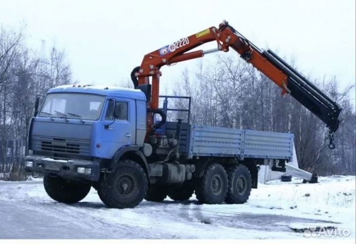 Манипулятор Камаз 6,2м, 10/5т кму вездеход