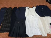 Школьные брюки, блузки, кардиган 122-128