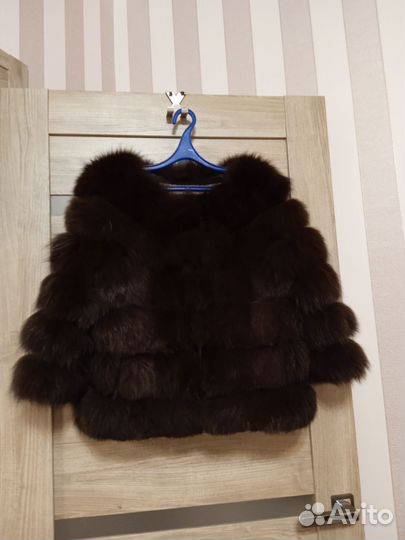 Полушубок из натурального меха