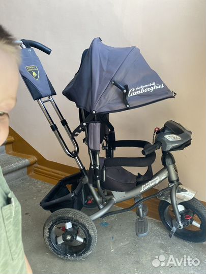 Велосипед с родительской ручкой