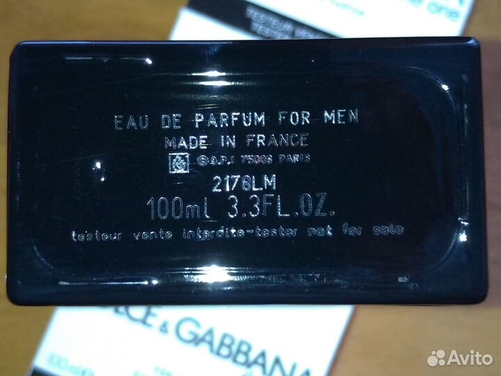 Оригинал Dolce&Gabbana The One for Men