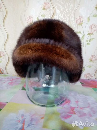 Шапка норковая женская