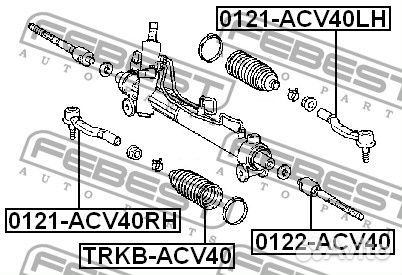 Пыльник рулевой рейки