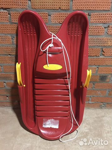 Санки-ледянка с тормозами