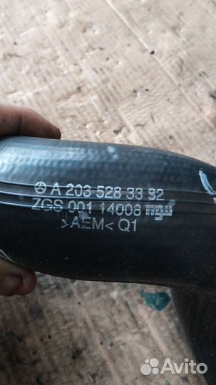 Шланг турбины Мерседес 203, дизель 2,2