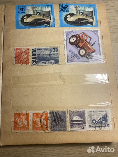 Продам средний альбом ценных марок