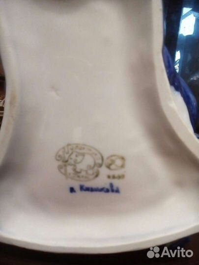 Штоф графин Охотник Гжель