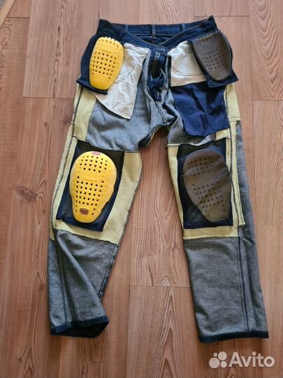 Мото джинсы мужские