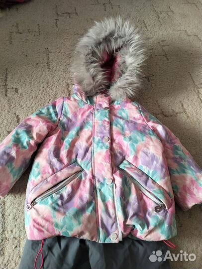 Комплект зимний для девочки 86-92