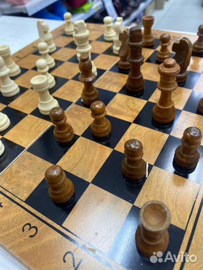 Нарды, шахматы, шашки 3 в 1