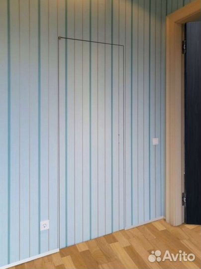 Скрытые двери под покраску