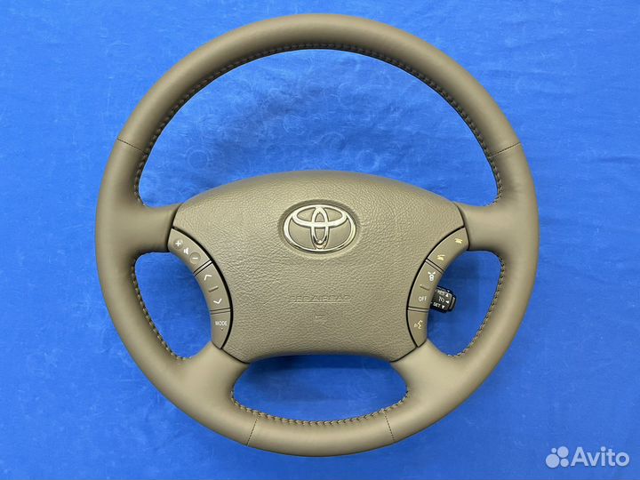 Оригинальный кожаный руль с подогревом Cruiser 100