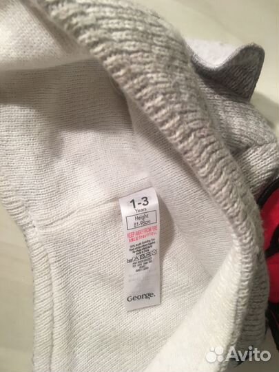 Шапки для девочки 1-3 года