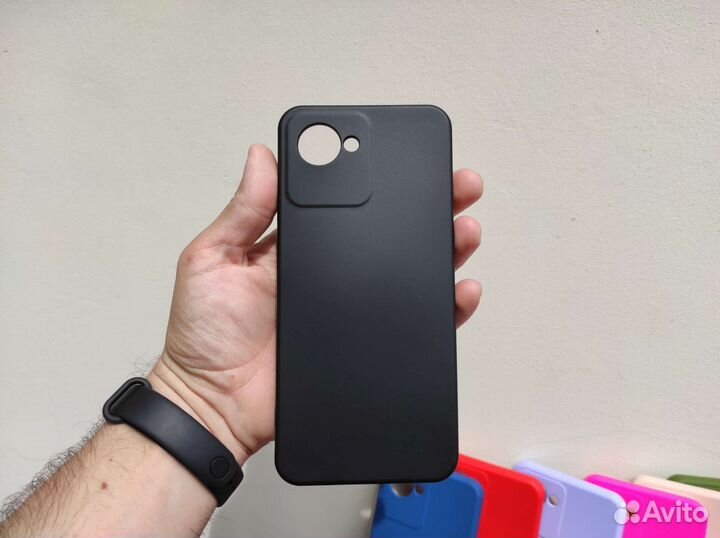 Чехол Silicon Cover realme С30 новый