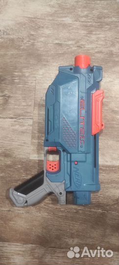Бластер Nerf Elite 2.0 + глушитель + приклад