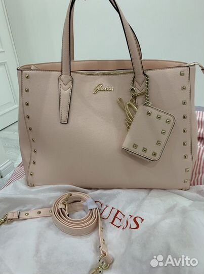 Сумка guess оригинал новая (розовая)