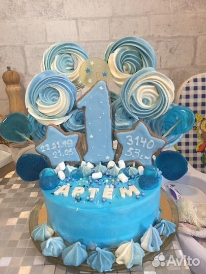 Меренга на палочке, топперы для торта