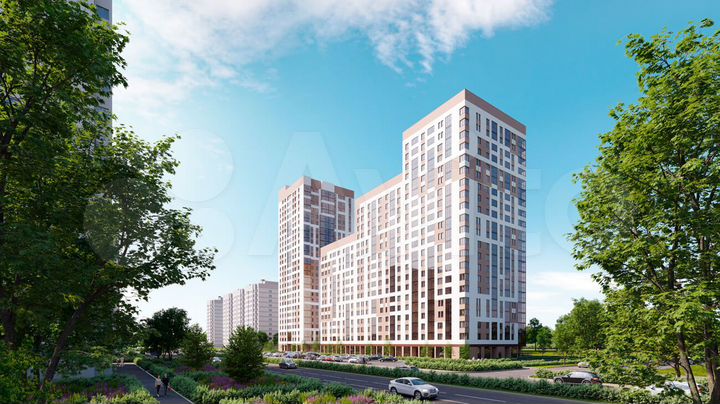 2-к. квартира, 62,8 м², 14/25 эт.