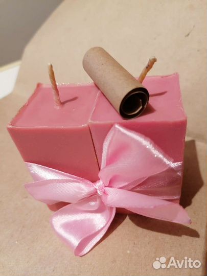 Свечи восковые с маслом лаванды