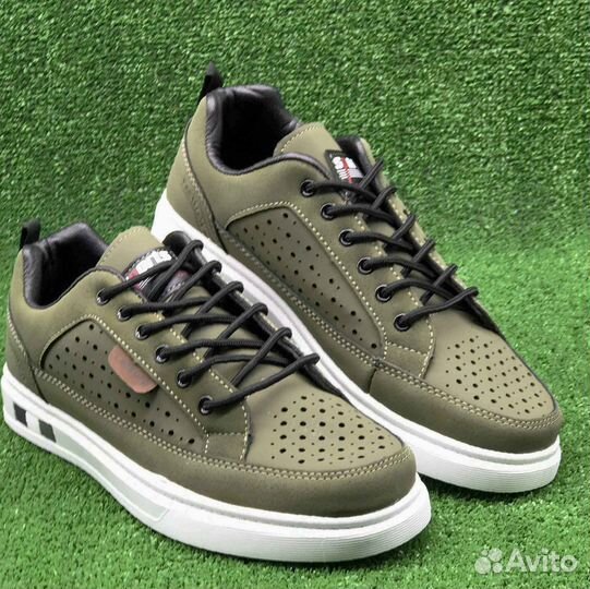 Мужские ботинки, летние, 41-46, зеленые