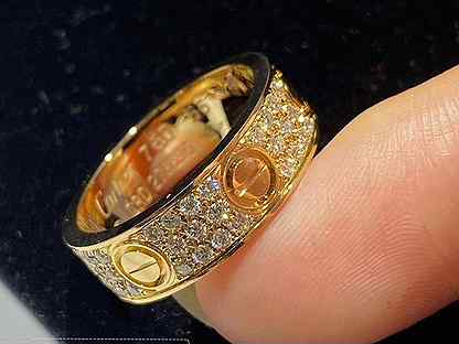 Cartier кольцо с бриллиантами