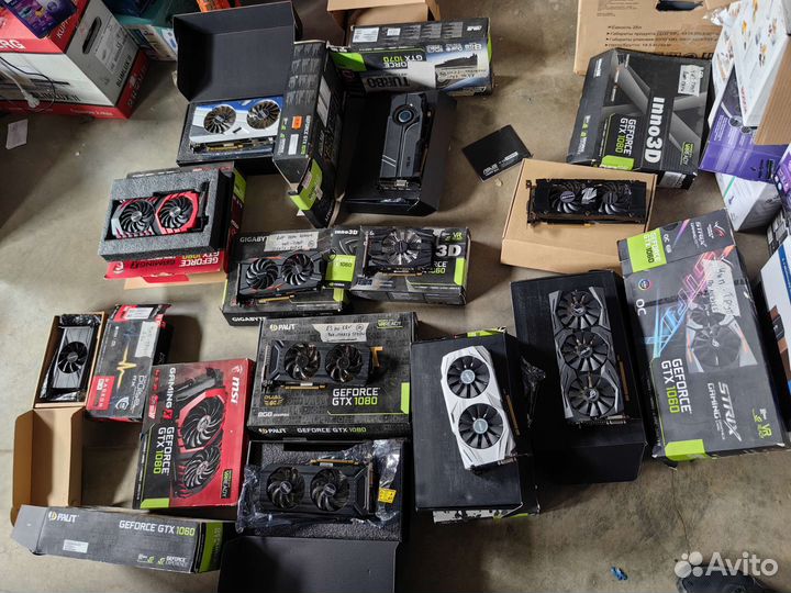 Видеокарты на запчасти nvidia GeForce GTX