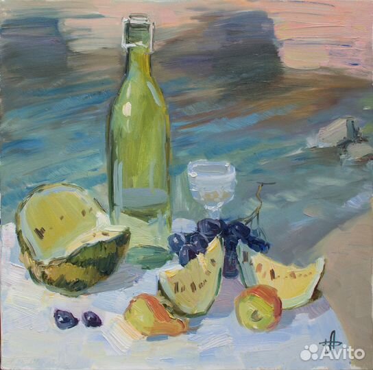 HD57 Тарханкут. Натюрморт с желтым арбузом