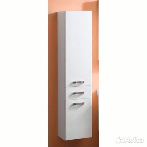 Тумба для в ванной комнаты подвесная с корзиной