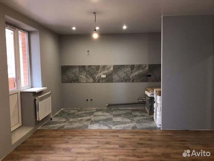 Штукатурка, укладка плитки