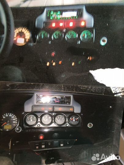 УАЗ хантер с железной панелью. подиумы