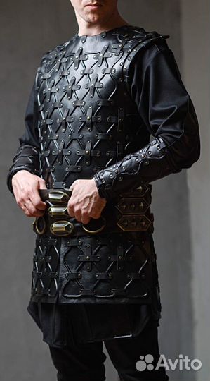 Костюм викинга из кожи. Броня. Кираса. Косплей