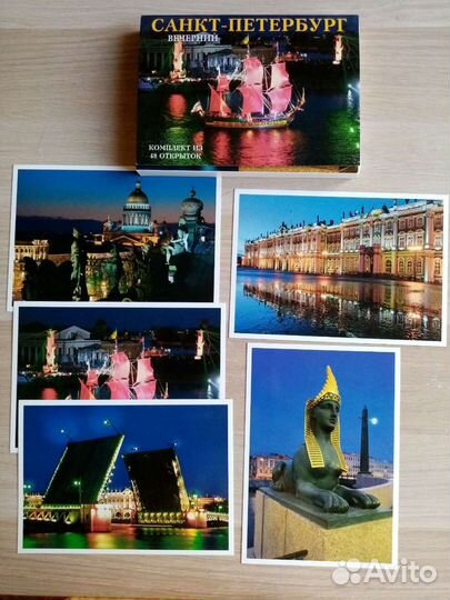 Наборы открыток (Толстой, Петербург, живопись)