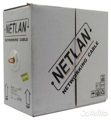 Кабель витая пара netlan EC-UU004-5E-lszh-OR