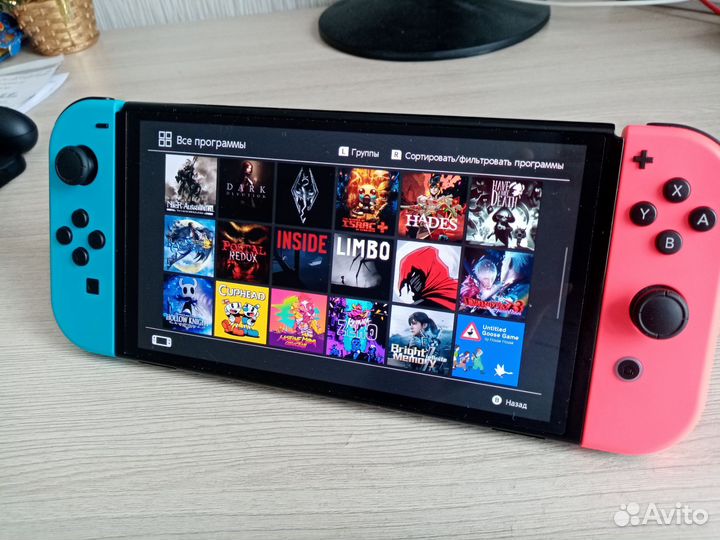 Nintendo switch oled прошитая чип