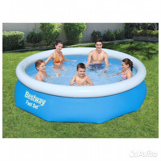 Бассейн надувной Fast Set Bestway