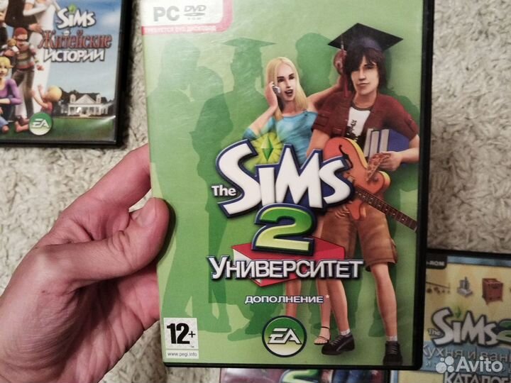 Диски на ps The Sims