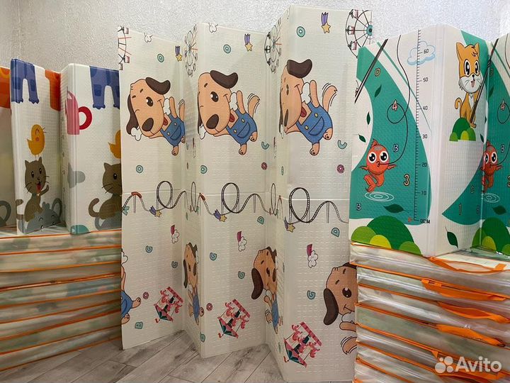 Складной детский коврик (180х200х1см)