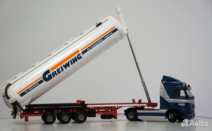 1/50 Volvo силос цистерна бочка Tekno раритет