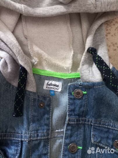 Джинсовая куртка для мальчика