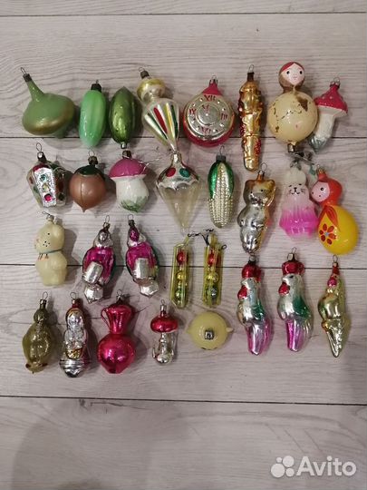 Елочные игрушки СССР