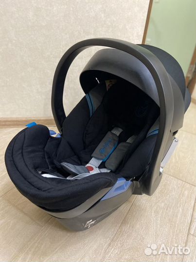 Автолюлька cybex aton 0-13 кг + база isofix