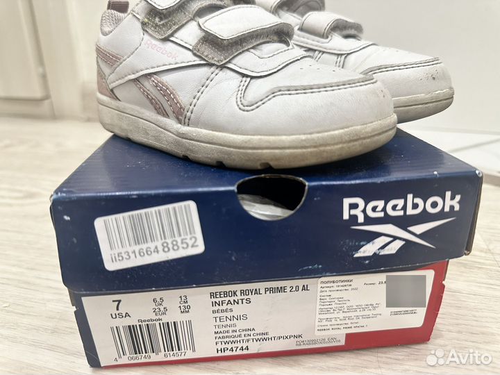 Reebok детские кроссовки