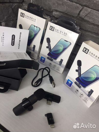 Микрофон петличка беспроводной для Type-c и iPhone