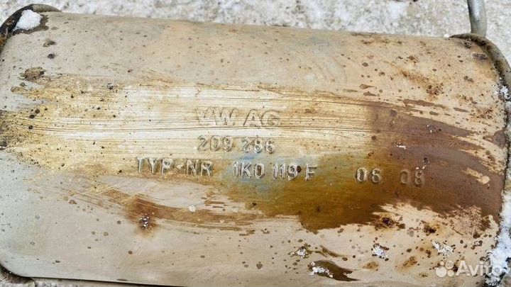 Глушитель в сборе Volkswagen Jetta 5 седан 1.6 BSE